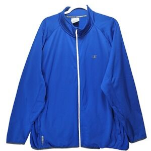 Champion Powertrain Duofold Jacket Mens 2XL Full Zip Track Athletic Warm Control